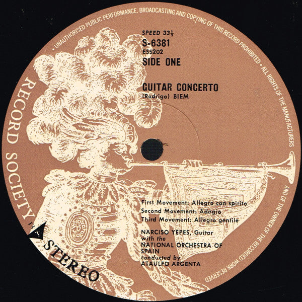 Rodrigo*, Falla* : Guitar Concerto / Nights In The Gardens Of Spain (LP, Album, Club)