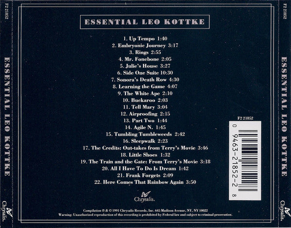Leo Kottke : Essential Leo Kottke (CD, Comp)
