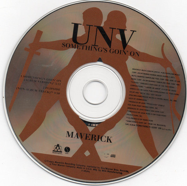 UNV : Something's Goin On (CD, Single)