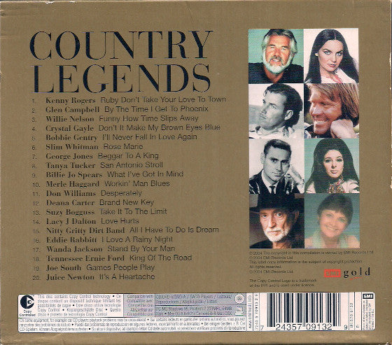 Various : Country Legends (CD, Comp, Copy Prot.)