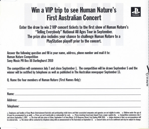 Human Nature : Whisper Your Name (CD, Single)