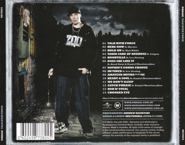 Phrase : Talk With Force (CD, Album)