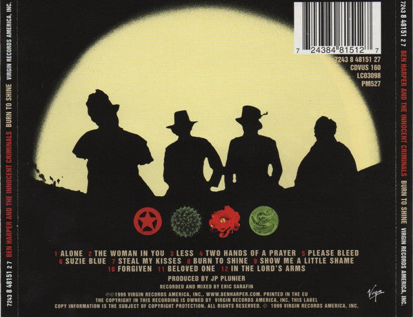Ben Harper And The Innocent Criminals* : Burn To Shine (CD, Album)