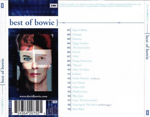 Bowie* : Best Of Bowie (CD, Comp, RM, DAT)