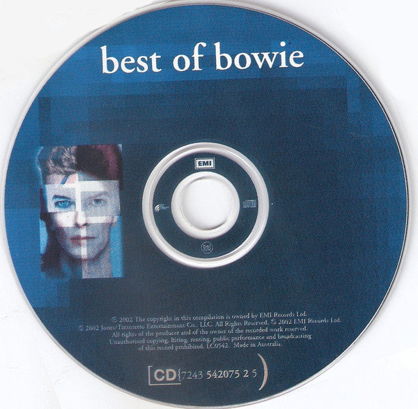 Bowie* : Best Of Bowie (CD, Comp, RM, DAT)