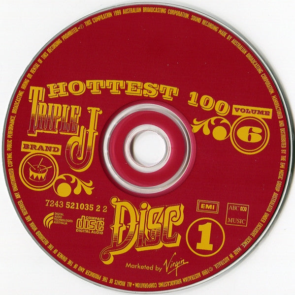 Various : Triple J Hottest 100 Volume 6 (2xCD, Comp)
