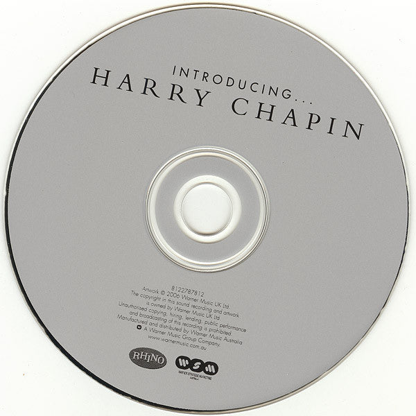Harry Chapin : Introducing... Harry Chapin (CD, Comp)