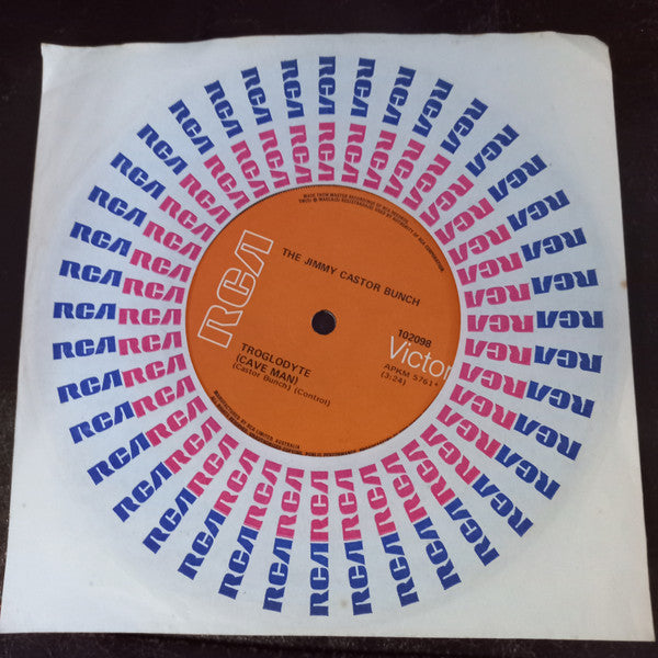 The Jimmy Castor Bunch : Troglodyte (Cave Man) (7", Single)