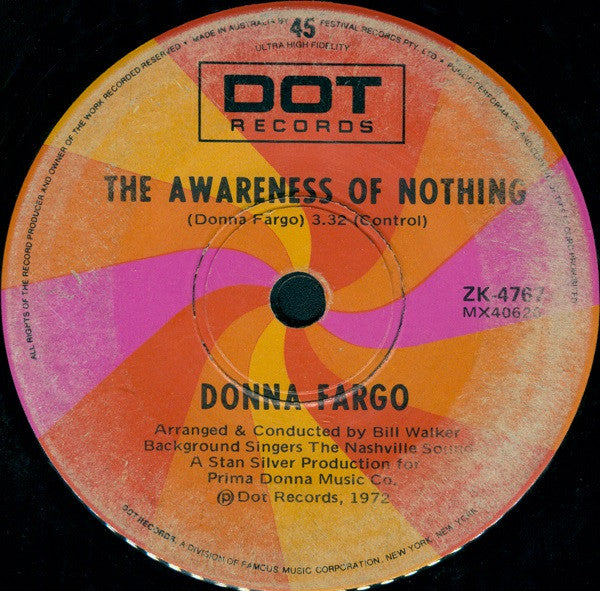 Donna Fargo : The Happiest Girl In The Whole U.S.A. (7", Single)