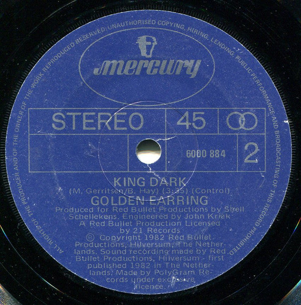 Golden Earring : Twilight Zone (7", Single)