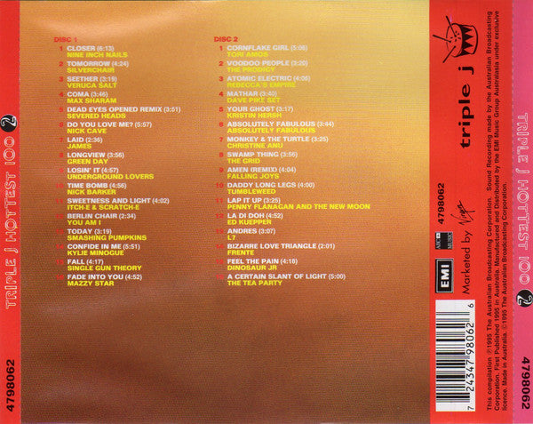Various : Triple J Hottest 100 2 (2xCD, Comp)