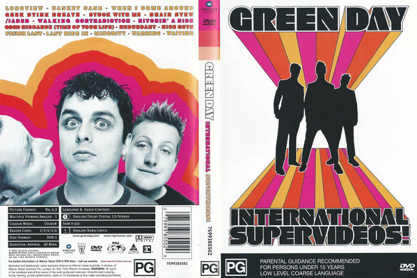 Green Day : International Supervideos! (DVD-V, Comp, PAL)