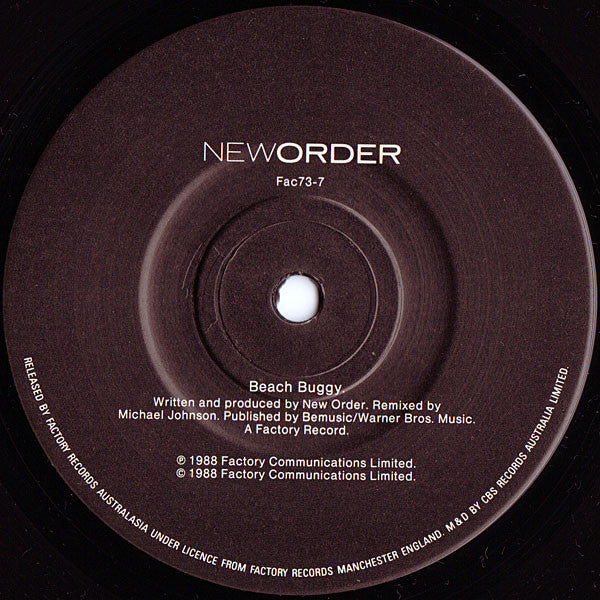 New Order : Blue Monday 1988 (7", Single)