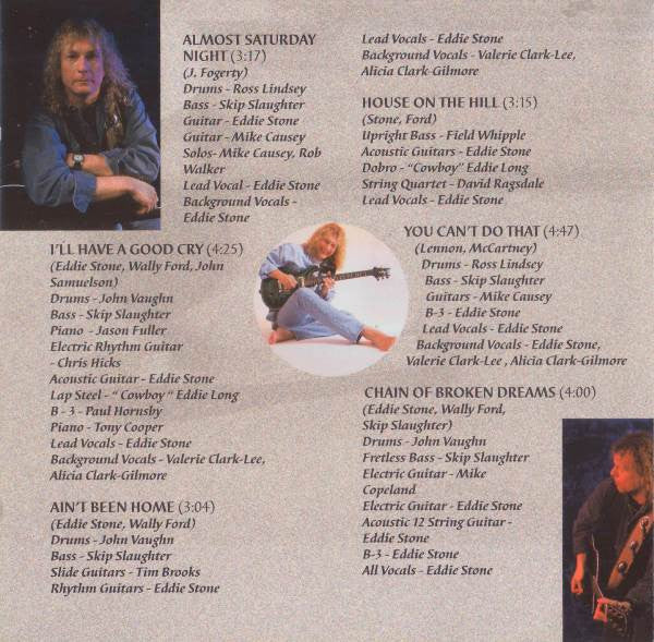 Eddie Stone : Right Tonight (CD, Album)