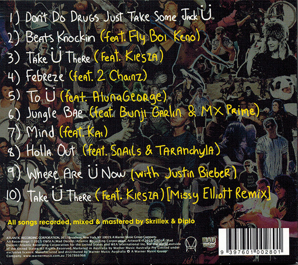 Jack Ü : Skrillex And Diplo Present Jack Ü (CD, Album)