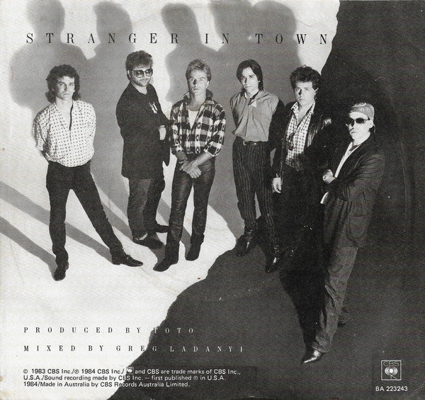 Toto : Stranger In Town (7")