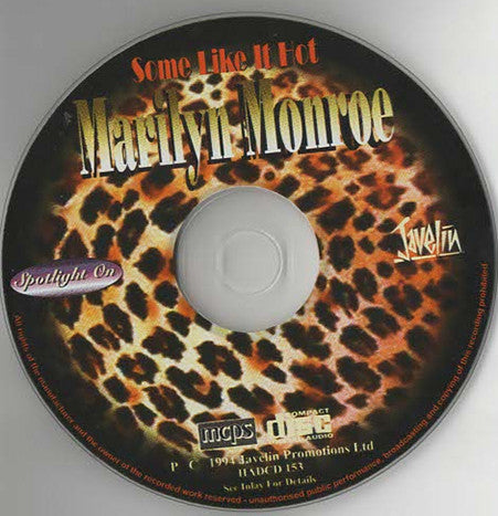 Marilyn Monroe : Some Like It Hot (CD, Comp)