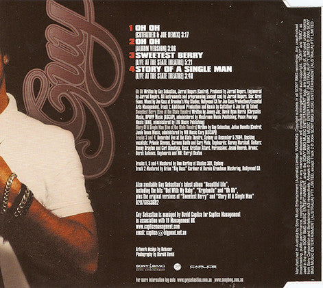 Guy Sebastian : Oh Oh (CD, Single)