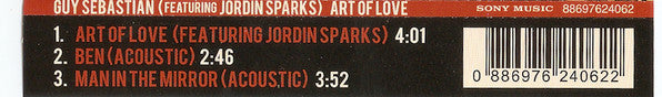 Guy Sebastian Ft. Jordin Sparks : Art Of Love (CD, Single)