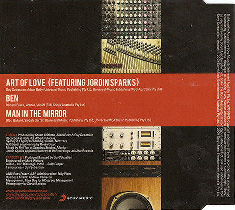 Guy Sebastian Ft. Jordin Sparks : Art Of Love (CD, Single)