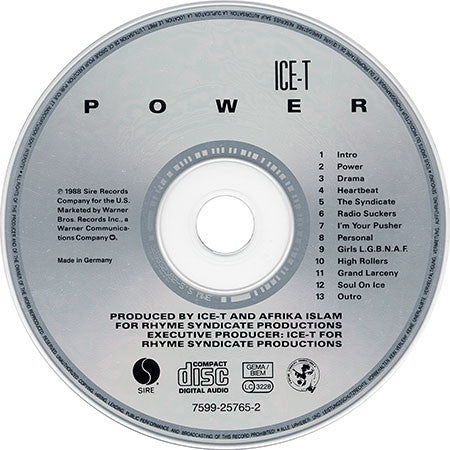 Ice-T : Power (CD, Album, RE)