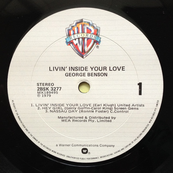 George Benson : Livin' Inside Your Love (2xLP, Album, Gat)