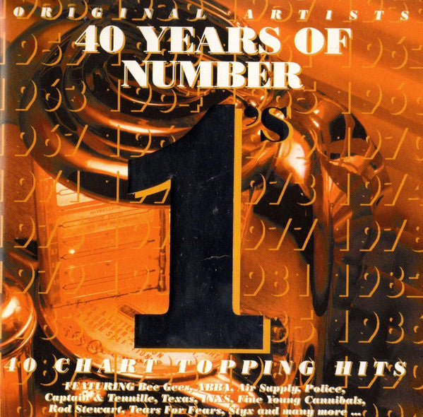 Various : 40 Years Of Number 1's (2xCD, Comp)