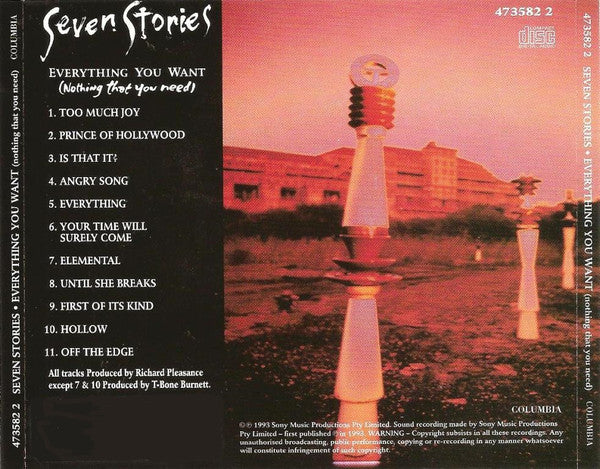 Seven Stories : Everything You Want (Nothing That You Need) (CD, Album)