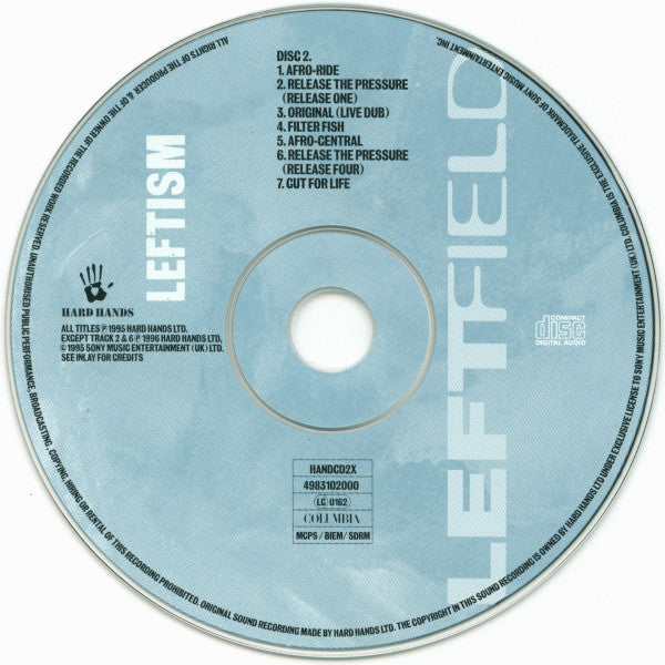 Leftfield : Leftism (CD, Album, RE + CD, Comp, Ltd)