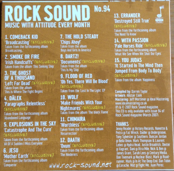 Various : Sound Check No. 94 (CD, Promo, Smplr)
