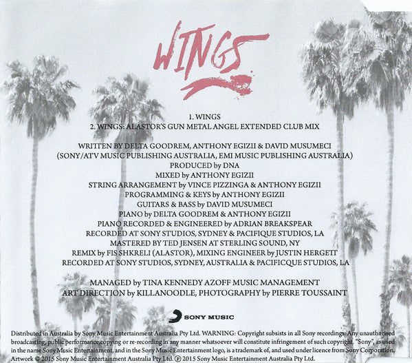 Delta Goodrem : Wings (CD, Single)