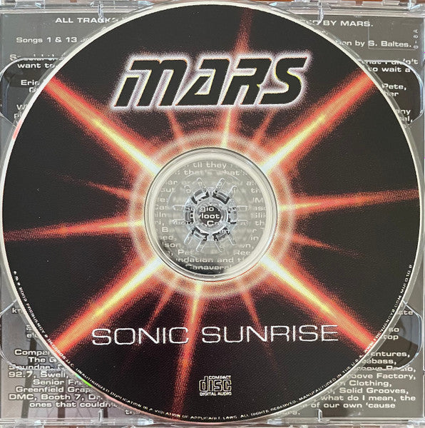 Mars : Sonic Sunrise (CD, Album + DVD, Promo)