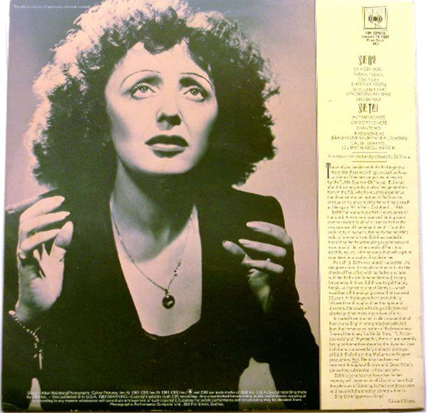 Edith Piaf : The Great Edith Piaf (LP, Comp, Mono)