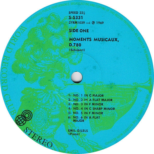 Schubert* / Schumann* : Moments Musicaux / Nachtstücke (LP, Album, Club)