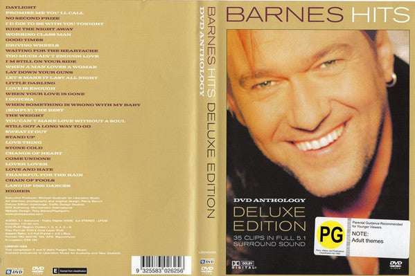 Jimmy Barnes : Barnes Hits Deluxe Edition DVD Anthology (DVD-V, Comp, Del)
