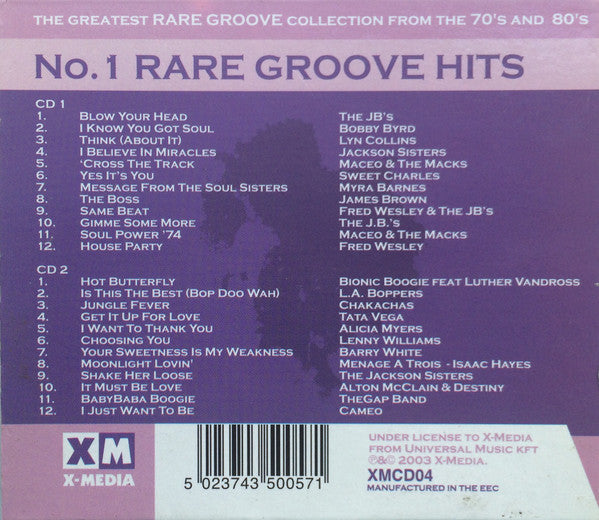 Various : No. 1 Rare Groove Hits (2xCD, Comp)