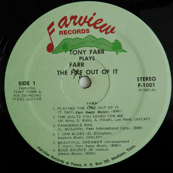 Tony Farr : Plays The Farr Out Of It (LP)