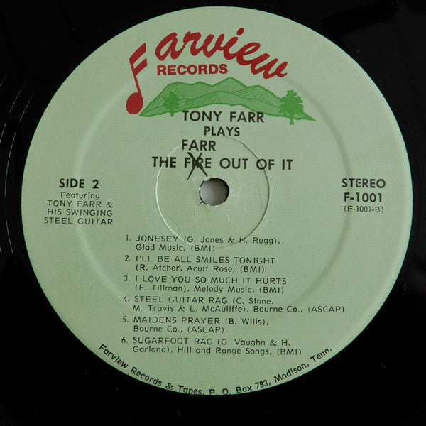 Tony Farr : Plays The Farr Out Of It (LP)