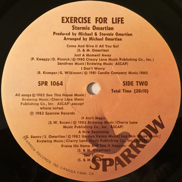 Stormie Omartian : Exercise For Life (LP, Album)