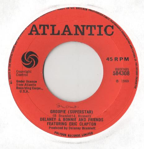 Delaney & Bonnie And Friends* Featuring Eric Clapton : Comin' Home  (7", Single, Lar)