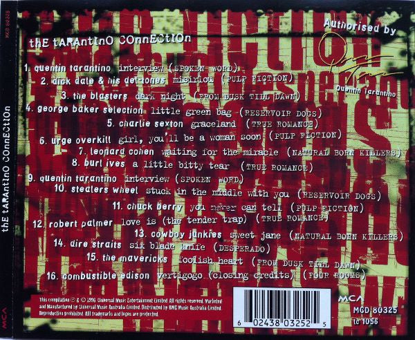 Various : The Tarantino Connection (CD, Comp)