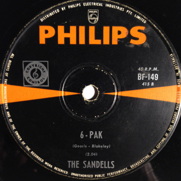 The Sandells* : Theme From The Endless Summer (7", Single)