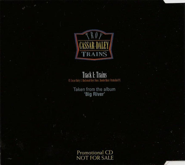Troy Cassar-Daley : Trains (CD, Single, Promo)