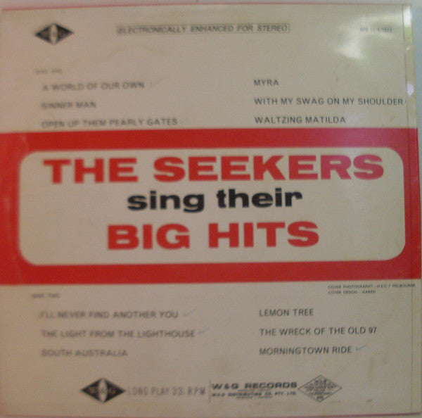 The Seekers : The Seekers Sing Their Big Hits (LP, Album, Comp)