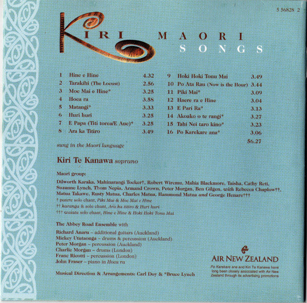 Kiri* : Maori Songs (CD, Album)