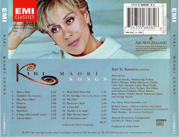 Kiri* : Maori Songs (CD, Album)