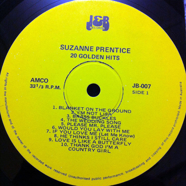 Suzanne Prentice : 20 Golden Hits (LP, Comp)