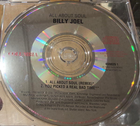 Billy Joel : All About Soul (CD, Single)