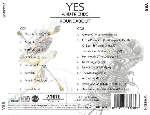 Yes And Friends* : Roundabout (2xCD, Comp, Sli)