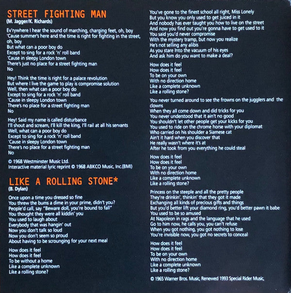 The Rolling Stones : Stripped (CD, Album, Enh)